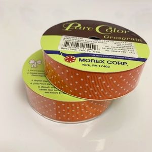 Polka Dot Grosgrain Ribbon (2)